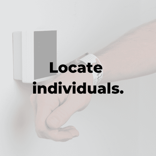 Locate individuals.