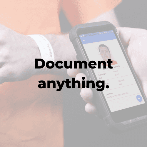 Document anything.