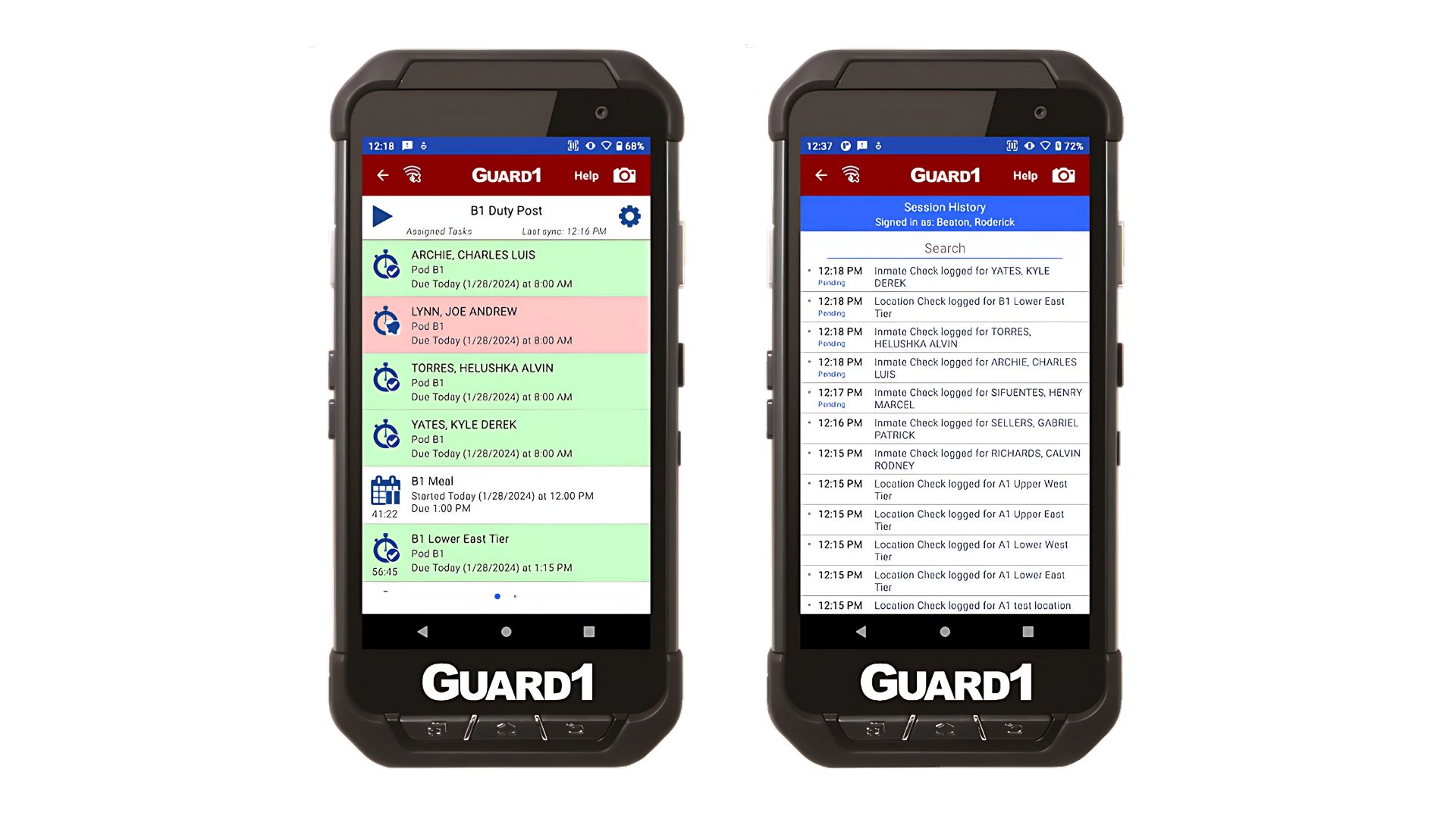 The SuperMAX with the visual alert that it is currently off of WiFi.