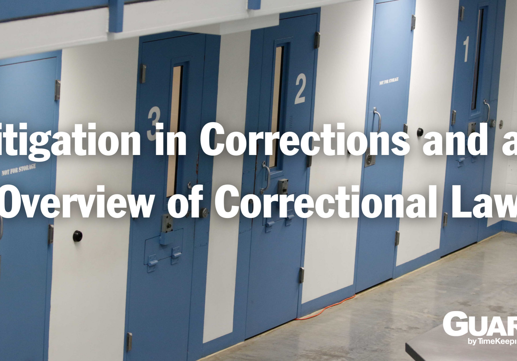 litigation-in-corrections-and-an-overview-of-correctional-law