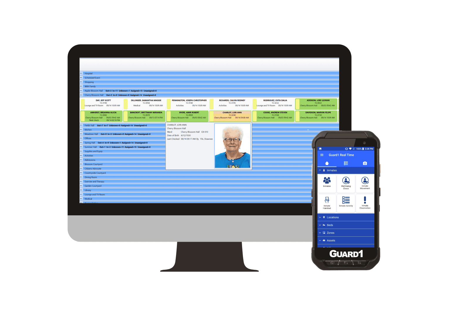 Guard1 lets you monitor resident locations