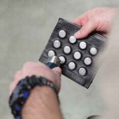 The leather incident wallet