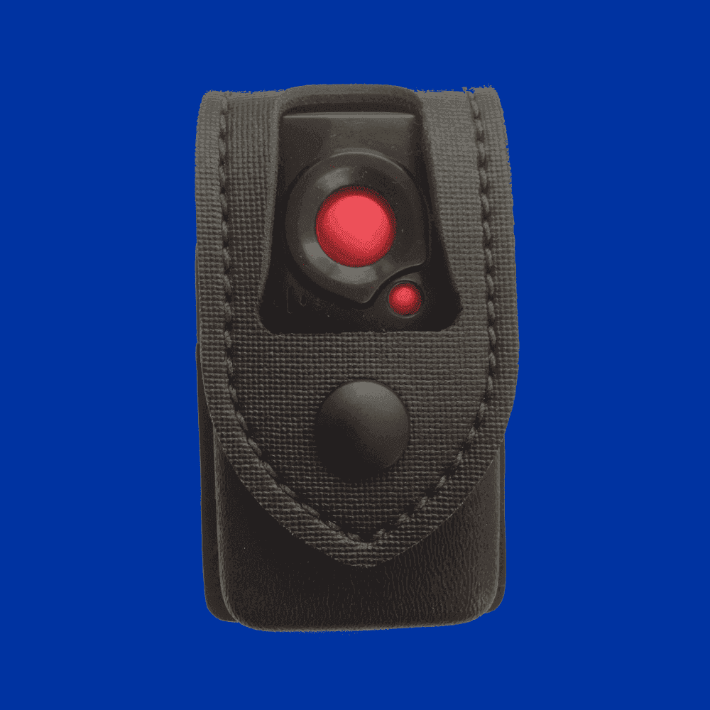 Duress Device in holster.